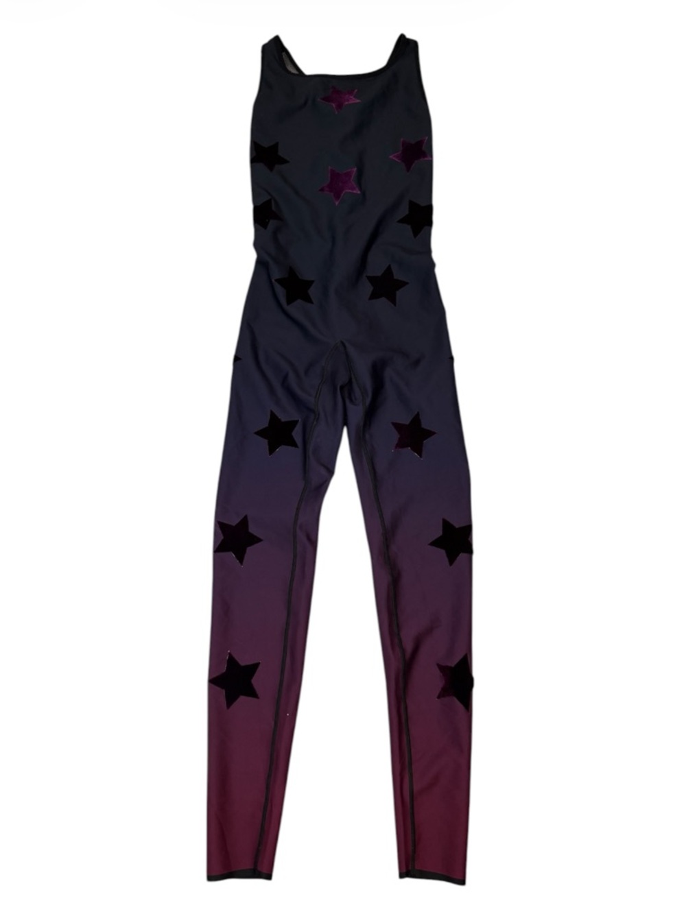 ULTRACOR Motion Gradient Velvet Knockout Ombre Unitard Jumpsuit - Picture 2 of 11
